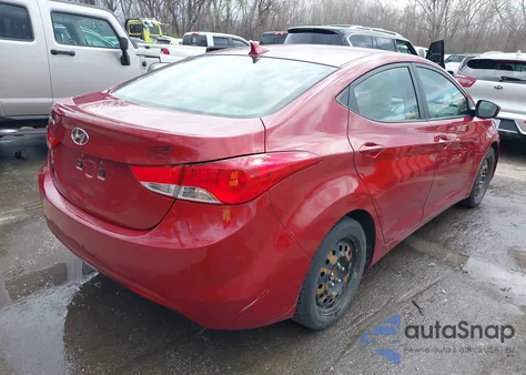 2012 Hyundai Elantra Gls (Ulsan Plant) z USA, uszkodzony, nr VIN KMHDH4AE7CU429284